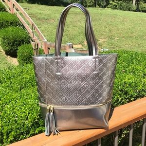 Silver Grey Tote